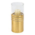 Dimple Ring Candle Holder - Gold